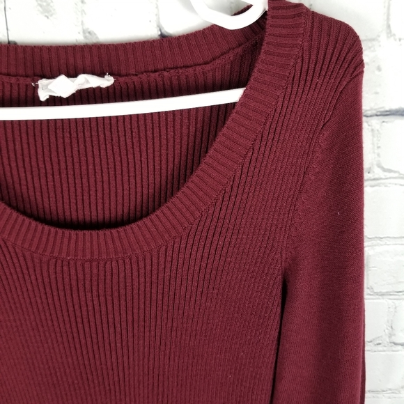 CLOUD CHASER | ribbed long sleeve sweater dress - Picture 2 of 7